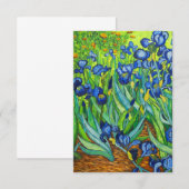 Carte Van Gogh Irises (Devant / Derrière)