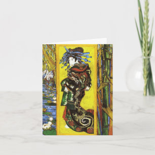 Carte Van Gogh Japonaiserie Oiran Note Card