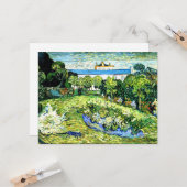 Carte Van Gogh - Jardin de Daubigny (Devant/Arrière en situation)