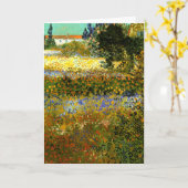 Carte Van Gogh - Jardin florissant, impressionnisme (Fleur jaune)