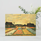 Carte Van Gogh - Lits à fleurs en Hollande (Debout devant)