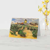 Carte Van Gogh Mill d'Alphonse Daudet à Fontevielle (Fleur jaune)