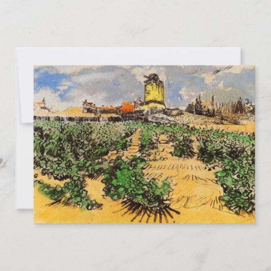 Carte Van Gogh Mill d'Alphonse Daudet à Fontevielle (Devant)