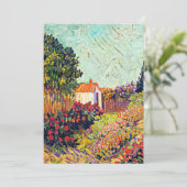 Carte Van Gogh - Paysage, art (Debout devant)