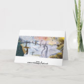 Carte Van Gogh : Paysage hivernal (Dos)