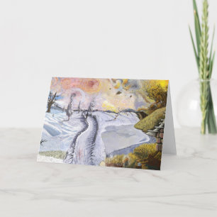 Carte Van Gogh : Paysage hivernal