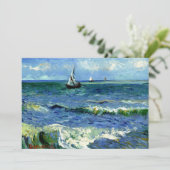 Carte Van Gogh - Paysage marin (Debout devant)