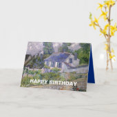 Carte Van Gogh Peinture (Fleur jaune)