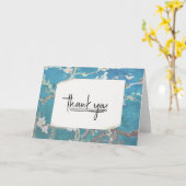 Carte Van Gogh Peinture Merci (Fleur jaune)