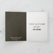 Carte Van Gogh Peinture pour Humour d'anniversaire (Intérieur)