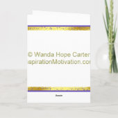 Carte Van Gogh pensant en dehors de à la boîte (Dos)