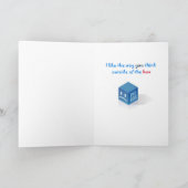 Carte Van Gogh pensant en dehors de à la boîte (Intérieur)