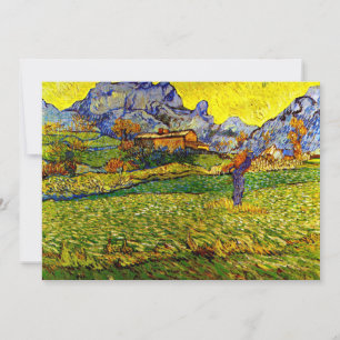 Carte Van Gogh - Pré dans les montagnes