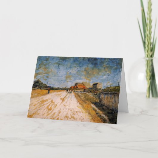 Carte Van Gogh Road à côté des Ramparts de Paris (Devant)