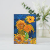 Carte Van Gogh Sunflowers (Debout devant)