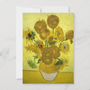 Carte Van Gogh Sunflowers