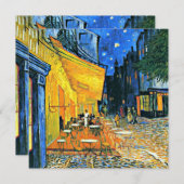 Carte Van Gogh - Terrasse Café (Devant / Derrière)