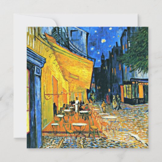 Carte Van Gogh - Terrasse Café (Devant)