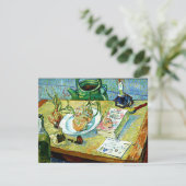 Carte Van Gogh - Vie morte avec une plaque d'oignons (Debout devant)