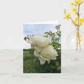 Carte Vanessa Bell Rose jaune, Verticale  (Fleur jaune)