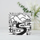 Carte Vanlife Desert Mountain Explorez l'aventure (Debout devant)