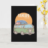 Carte Vanlife Travel (Fleur jaune)