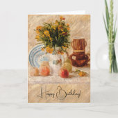 Carte Vase avec Fleurs, Café et Fruit, van Gogh (Devant)