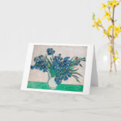 Carte Vase avec Irises, Van Gogh (Fleur jaune)