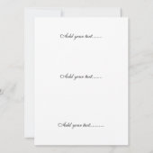 Carte Vase avec Red Poppies Vincent van Gogh. (Dos)