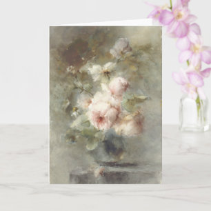 Carte Vase avec roses