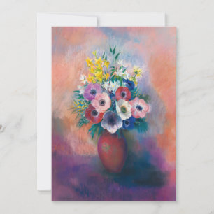 Carte Vase D’anémones Odilon Redon