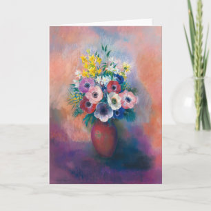 Carte Vase D’anémones Odilon Redon