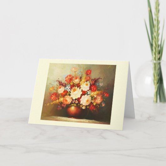 Carte Vase de fleurs (Devant)