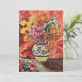 Carte Vase de Fleurs à la Draperie Rouge | Louis Valtat (Debout devant)