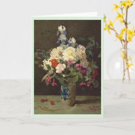 Carte Vase de fleurs, George Cochran Lambdin (Fleur jaune)