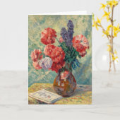 Carte Vase de Fleurs | Maximilien Luce (Fleur jaune)