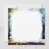 Carte Vase de marguerites joliment floral vide (Dos)