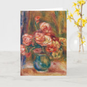 Carte Vase de Rose | Renoir (Fleur jaune)