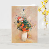 Carte Vase des fleurs de Redon Post-Impressionniste (Fleur jaune)