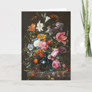 Carte Vase des fleurs, Jan Davidsz de Heem