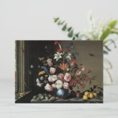 Carte Vase des fleurs par une fenêtre, Balthasar van der (Debout devant)