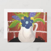 Carte Vase en brique 5x7 (Devant / Derrière)