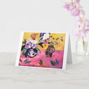 Carte Vase en forme de tête   Paul Gauguin