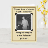 Carte Vasectomie - Bien Se Porter (Fleur jaune)