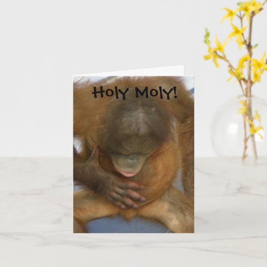 Carte Vasectomie drôle sainte de Moly (Fleur jaune)