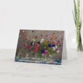 Carte Vases de fleurs Bouquets Art Note Card (Devant)