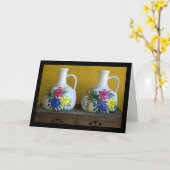 Carte Vases Décoratifs (Fleur jaune)