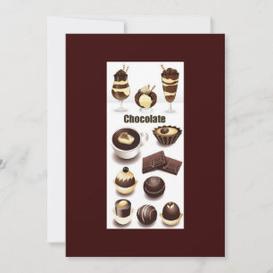 Carte Vecteurs stocks - Chocolat