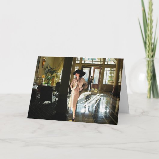 Carte Veda's Virtual Vacation, Driskill Hotel, Austin TX (Devant)