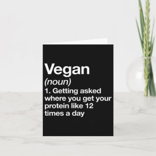 Carte Vegan Definition Sport amusant Salle de gym